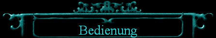 Bedienung